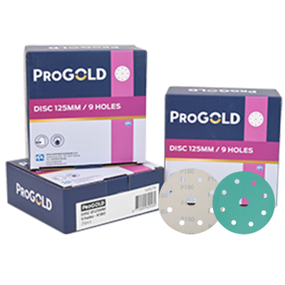 Sliberondel 125 mm med 9 huller